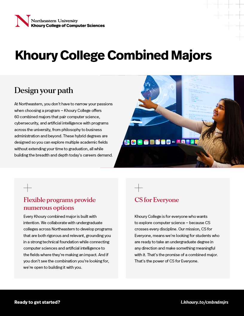 Khoury Combined Majors Flyer_Spring 2026 96dpi