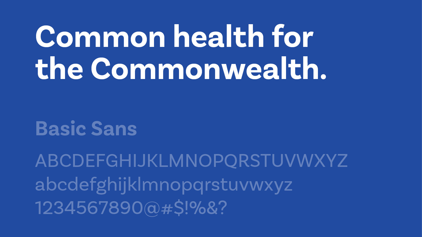 Type Specimen – Basic Sans
